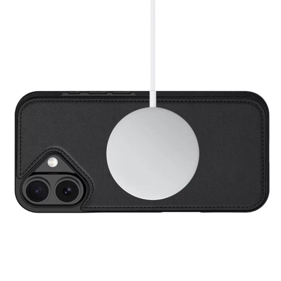 Etui Tech-Protect Wallet MagSafe na iPhone 17 - czarny mat