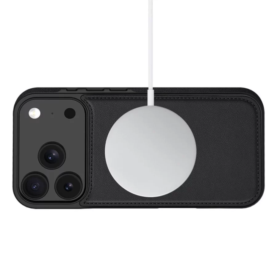 Etui Tech-Protect Wallet MagSafe na iPhone 17 Pro Max - czarny mat