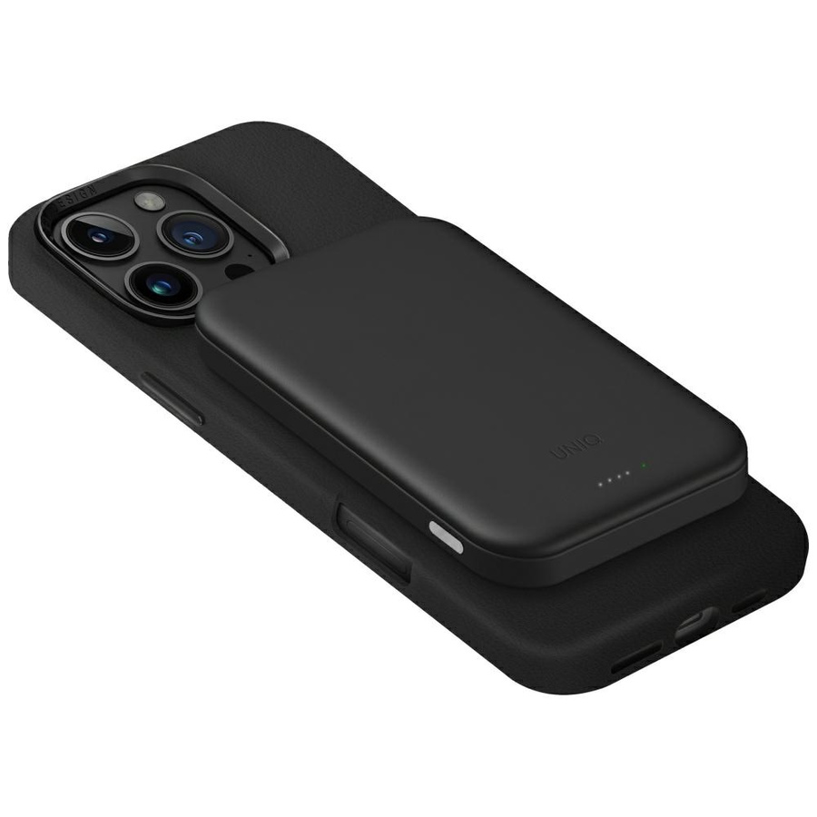 Powerbank UNIQ Lyden Lexa Magnetic       5000mAh PD USB-C MagSafe czarny