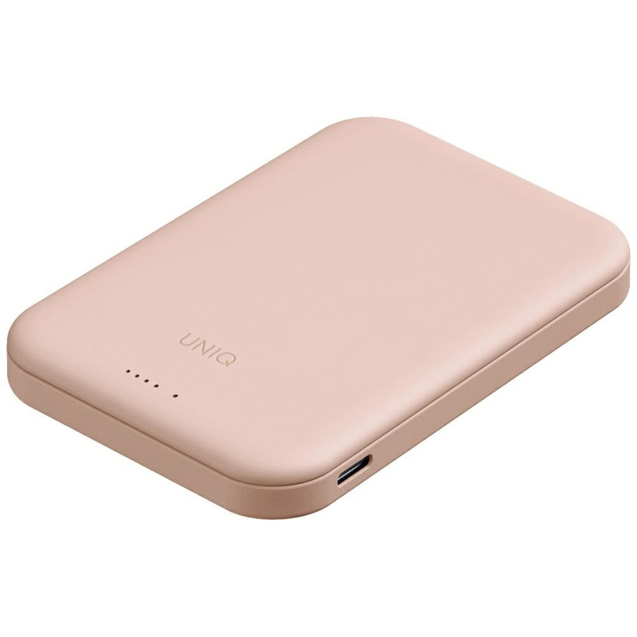 Powerbank UNIQ Lyden Lexa Magnetic       5000mAh PD USB-C MagSafe różowy
