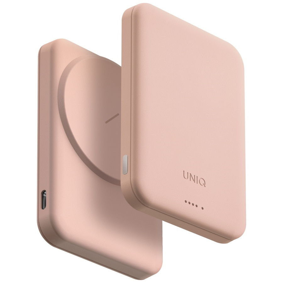 Powerbank UNIQ Lyden Lexa Magnetic       5000mAh PD USB-C MagSafe różowy