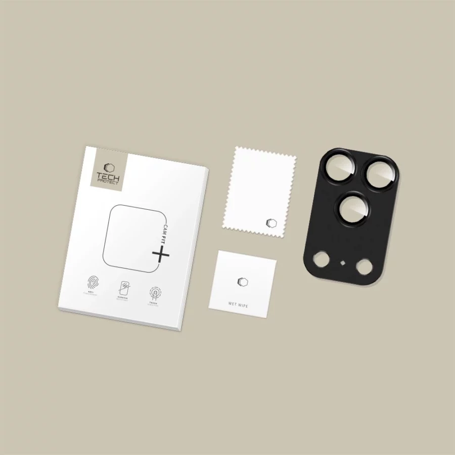 Osłona aparatu Tech-Protect Camfull Fit+ na iPhone 17 Pro - czarna