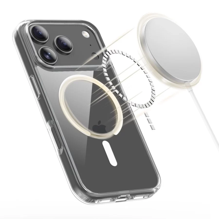 Etui Tech-Protect FlexAir Hybrid MagSafe na iPhone 17 Pro - przezroczyste