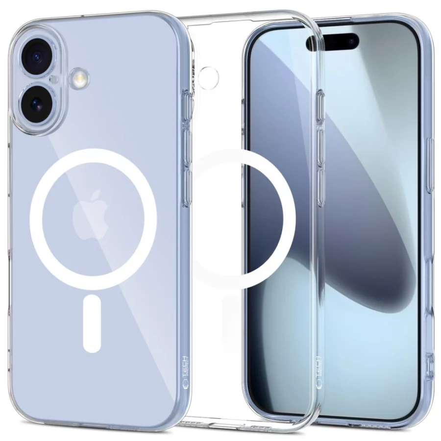 Etui Tech-Protect FlexAir MagSafe na iPhone 17 - przezroczyste