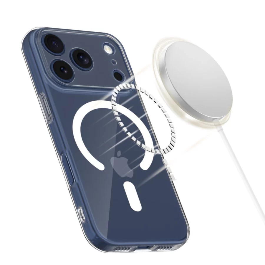 Etui Tech-Protect FlexAir MagSafe na iPhone 17 Pro - przezroczyste