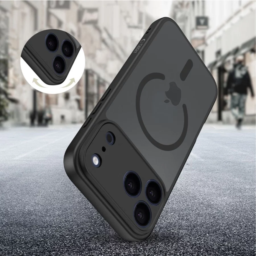 Etui Tech-Protect BasicMag MagSafe na iPhone 17 Pro Max - czarny mat