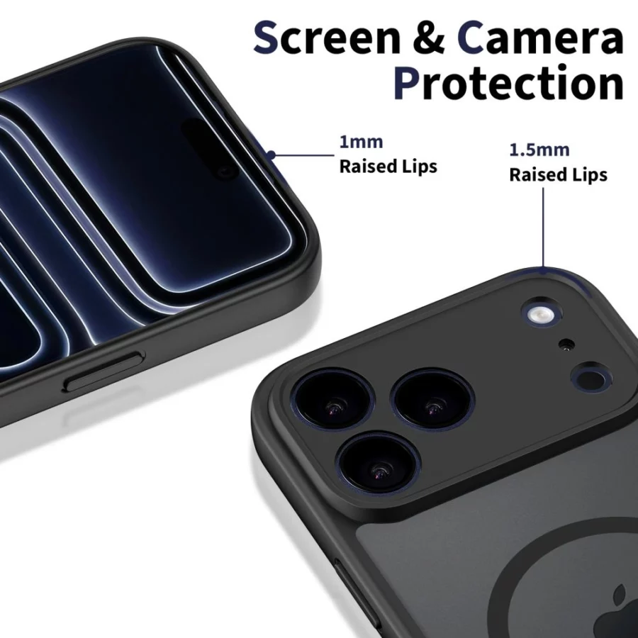Etui Tech-Protect BasicMag MagSafe na iPhone 17 Pro Max - czarny mat