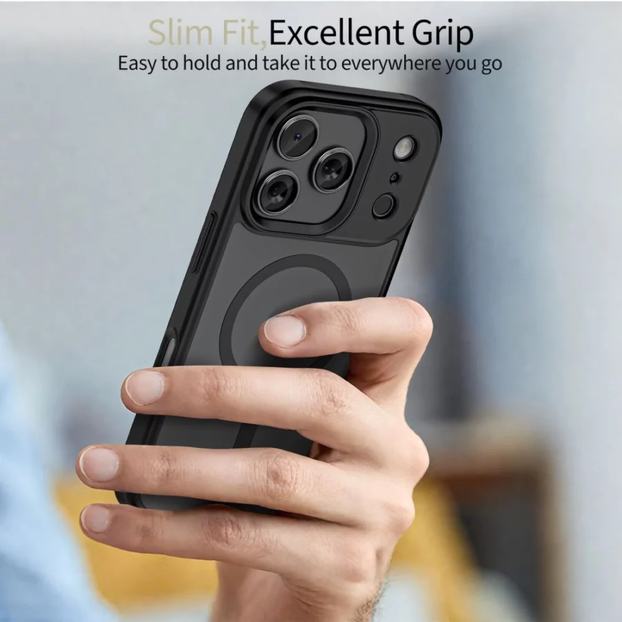 Etui Tech-Protect MagMat MagSafe na iPhone 17 Pro - czarny mat