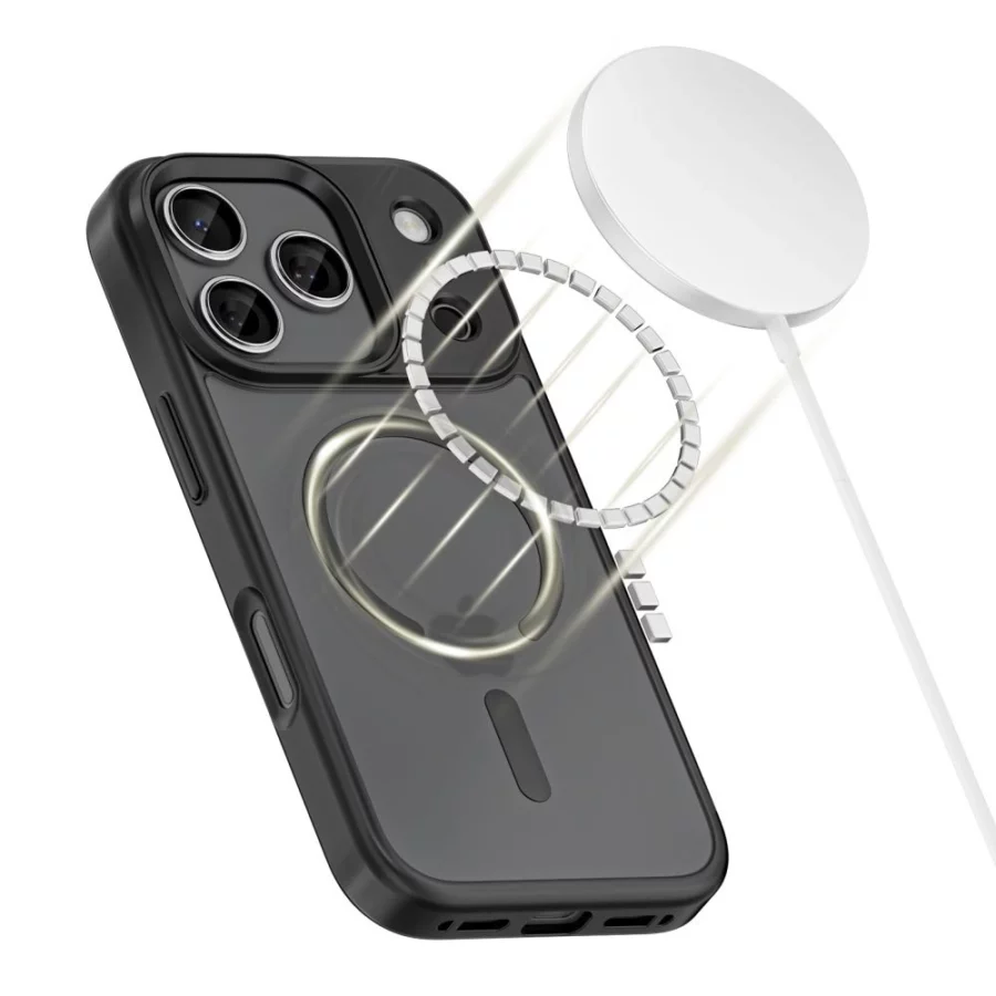Etui Tech-Protect MagMat MagSafe na iPhone 17 Pro Max - czarny mat