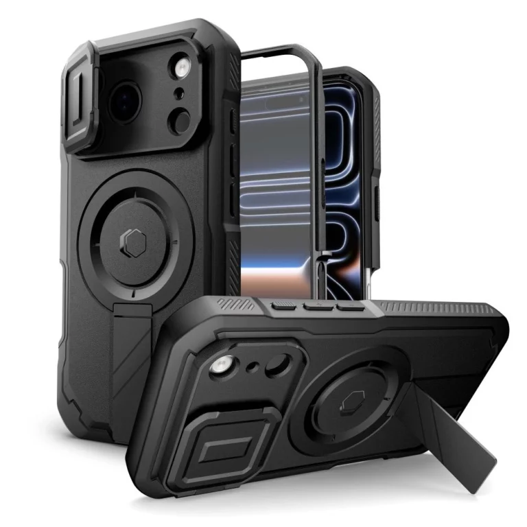 Etui Tech-Protect Kevlar MagSafe na iPhone 17 Pro - czarne
