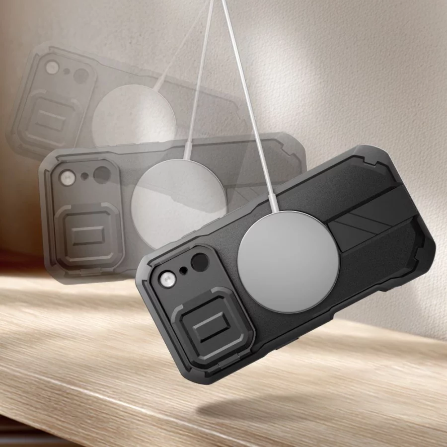 Etui Tech-Protect Kevlar MagSafe na iPhone 17 Pro - czarne