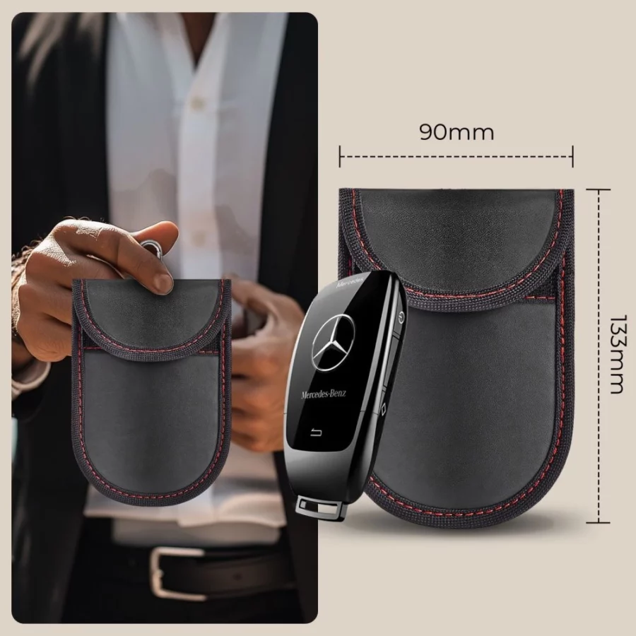 Etui RFID Tech-Protect KLR100 - czarno-czerwone
