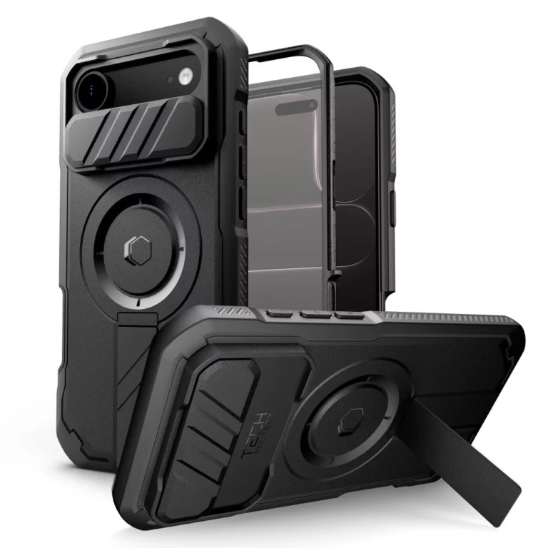 Etui Tech-Protect Kevlar MagSafe na iPhone 17 Air - czarne
