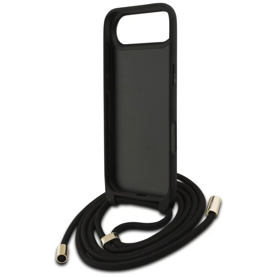 Etui Guess 4G Big Logo Cord Stap Crossbody na iPhone Air - czarne