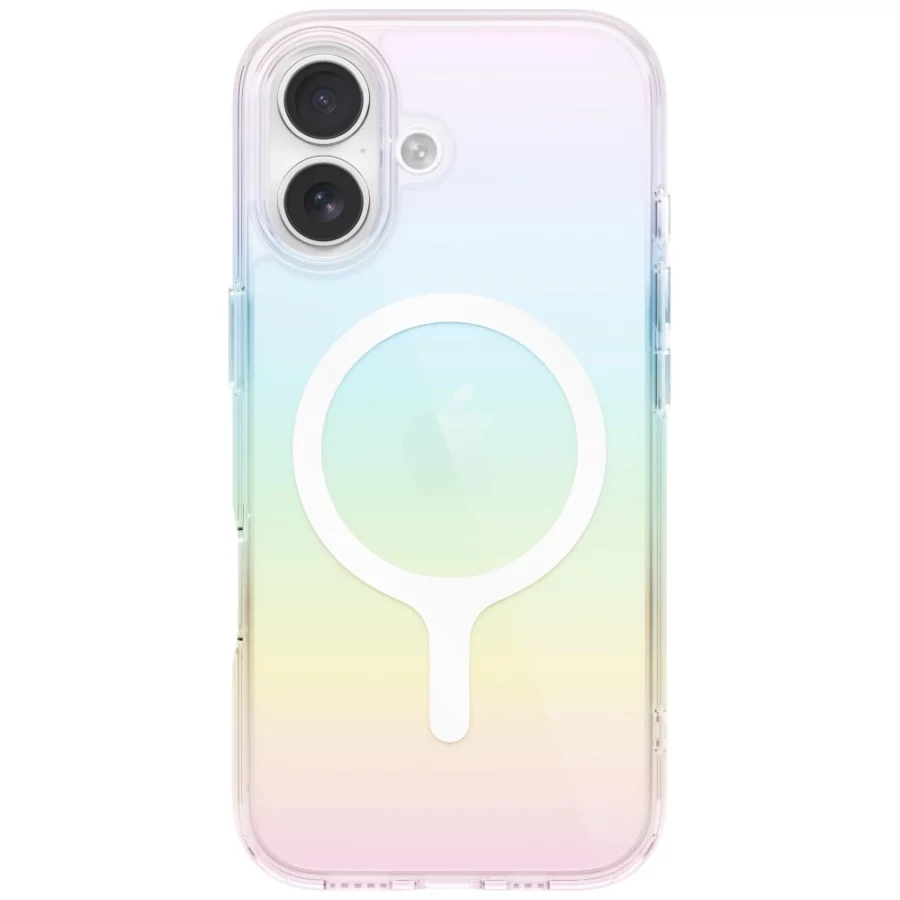 Etui UNIQ Iridescia Magclick Charging do iPhone 17 - wielokolorowe