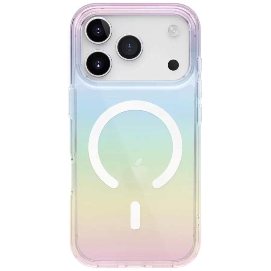 Etui UNIQ Iridescia Magclick Charging do iPhone 17 Pro - wielokolorowe