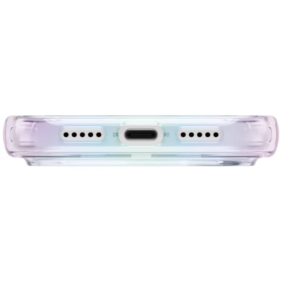 Etui UNIQ Iridescia Magclick Charging do iPhone 17 Pro - wielokolorowe