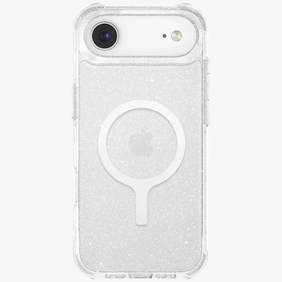 Etui UNIQ LifePro Xtreme Magclick Charging do iPhone 17 Air - przezroczysty-brokat