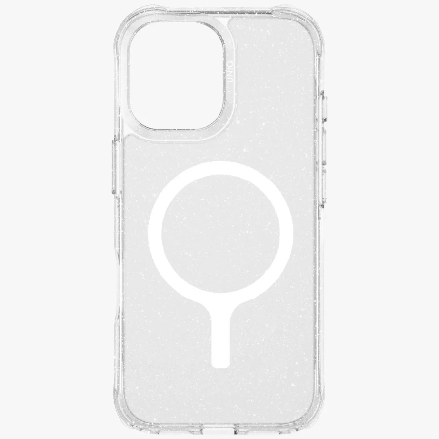 Etui UNIQ LifePro Xtreme Magclick Charging do iPhone 17 - przezroczysty-brokat