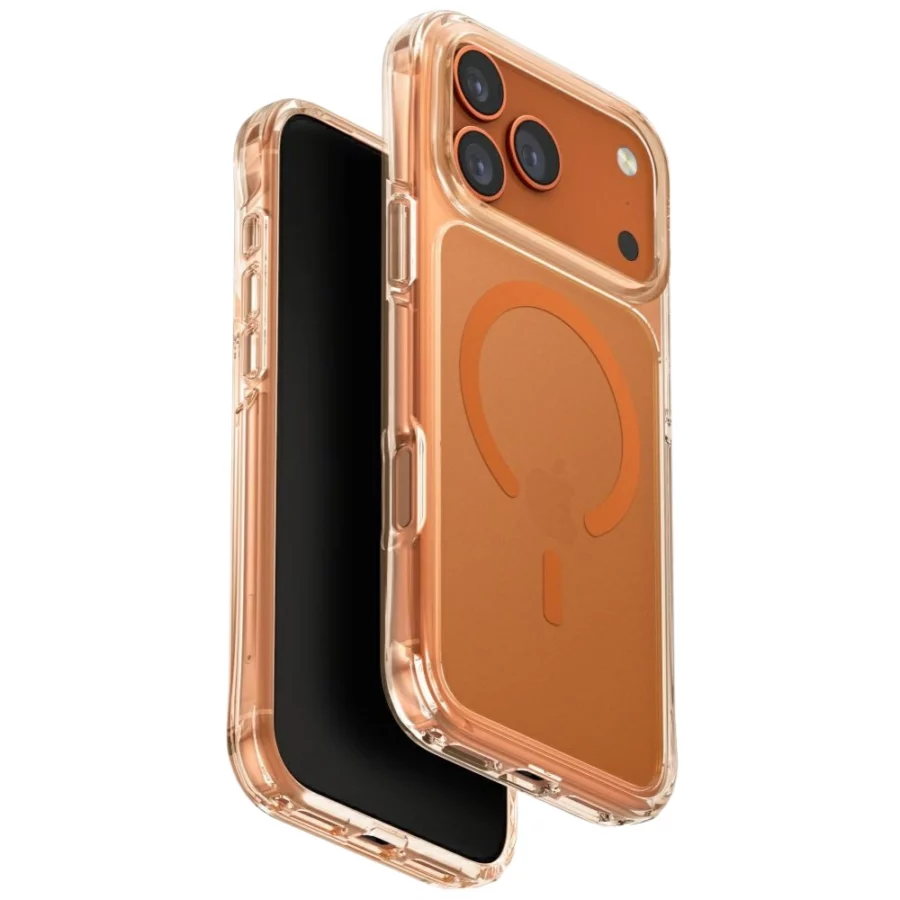 Etui UNIQ LifePro Xtreme Magclick Charging do iPhone 17 Pro Max - pomarańczowe