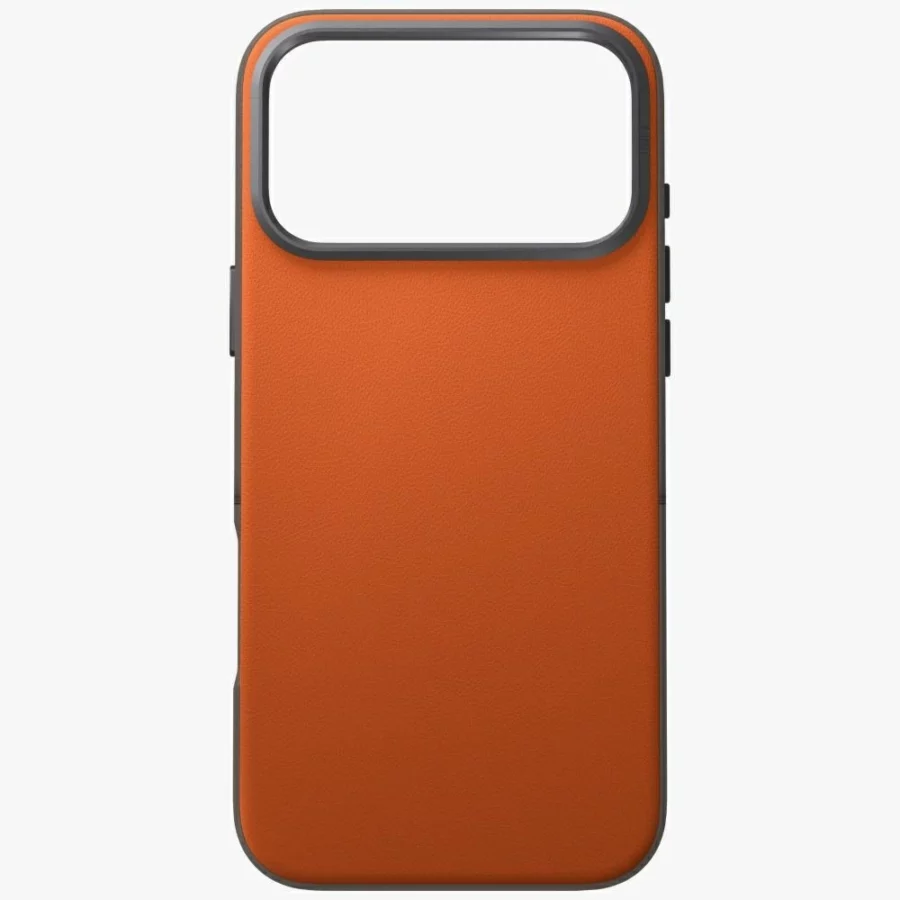 Etui UNIQ Lyden DS do iPhone 17 Pro Max Magclick Charging - pomarańczowo-szary