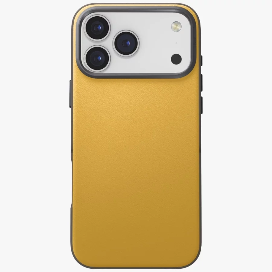 Etui UNIQ Lyden DS do iPhone 17 Pro Max Magclick Charging - zółto-szary
