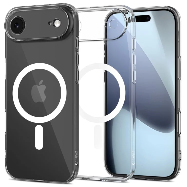 Etui Tech-Protect FlexAir MagSafe na iPhone 17 Air - przezroczyste