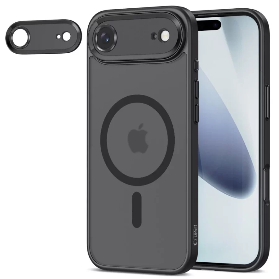 Etui Tech-Protect MagCam MagSafe na iPhone 17 Air - czarny mat