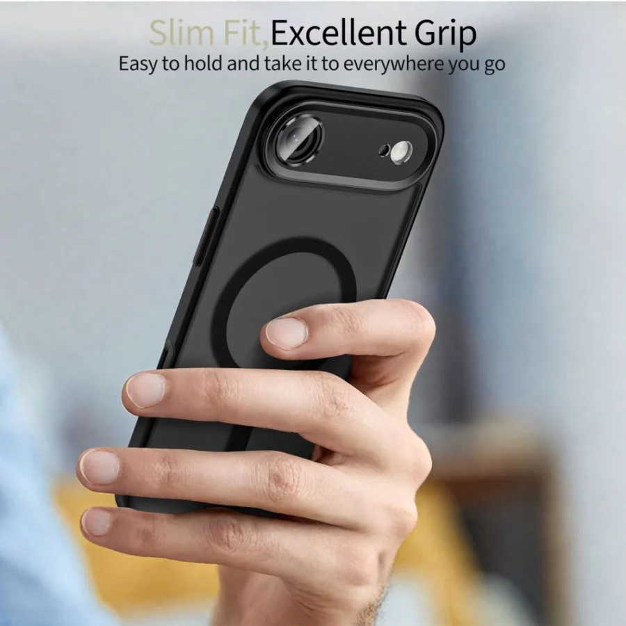 Etui Tech-Protect MagCam MagSafe na iPhone 17 Air - czarny mat