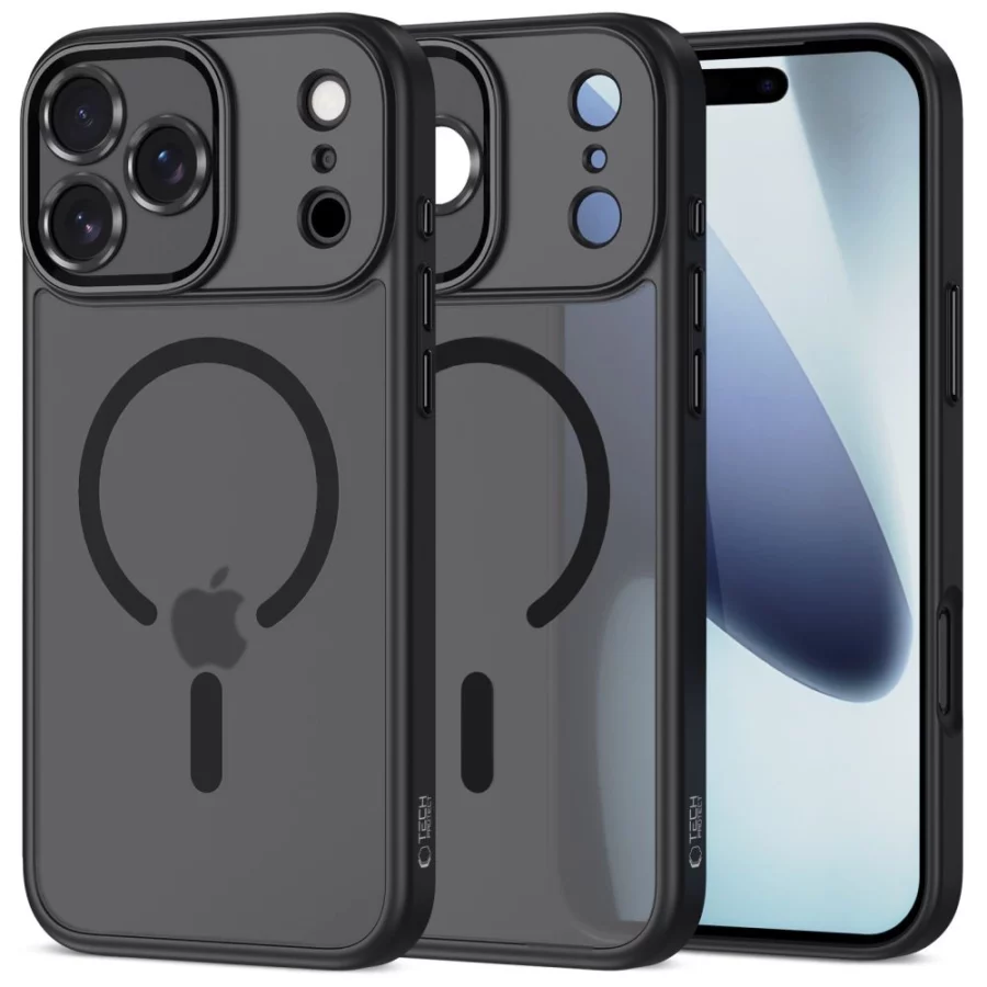 Etui Tech-Protect MagCam MagSafe na iPhone 17 Pro - czarny mat