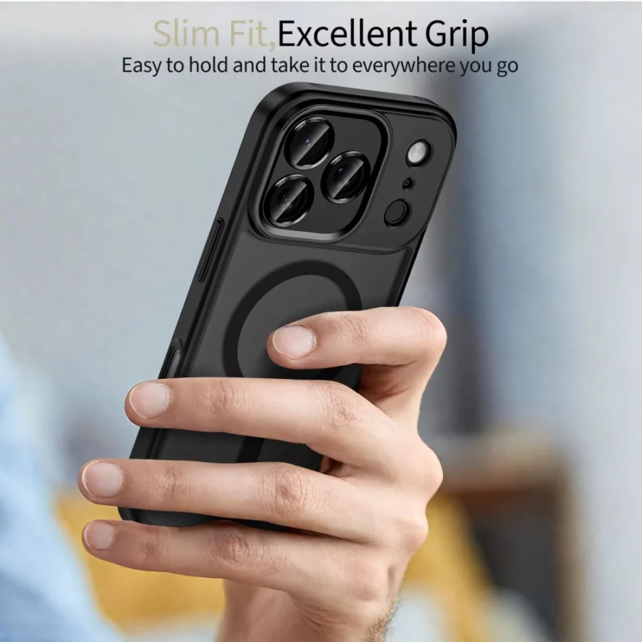 Etui Tech-Protect MagCam MagSafe na iPhone 17 Pro - czarny mat