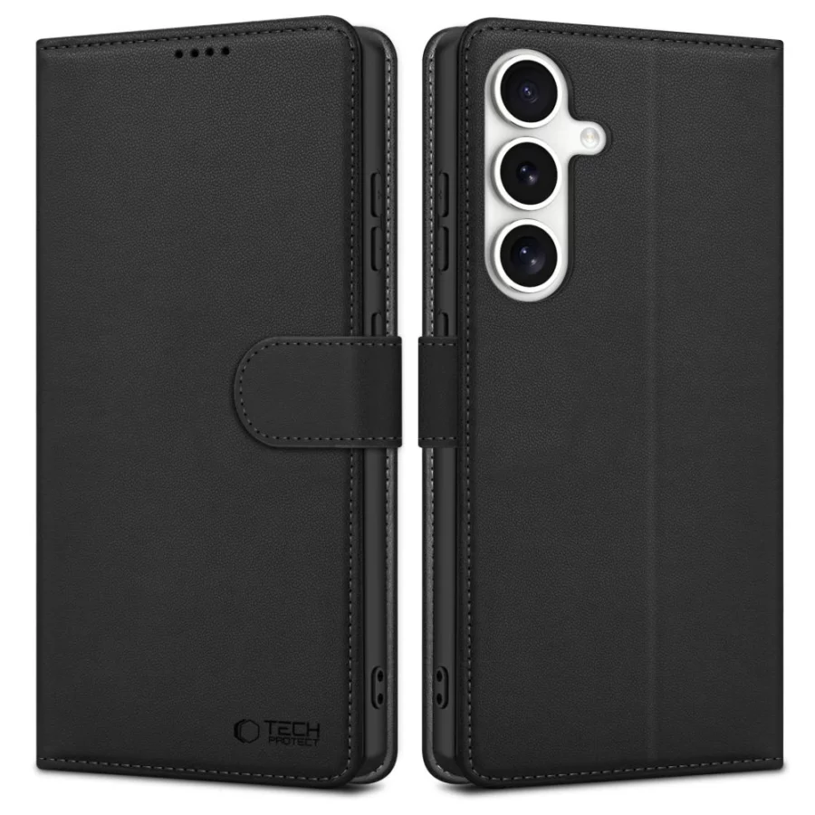 Etui Tech-Protect Wallet na Samsung Galaxy S25 FE - czarne