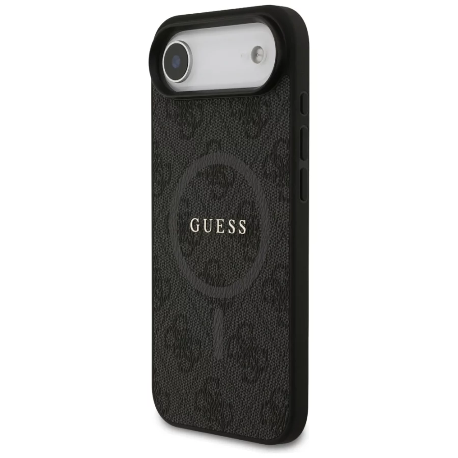 Etui Guess 4G Ring Classic Logo MagSafe do iPhone 17 Air - czarne