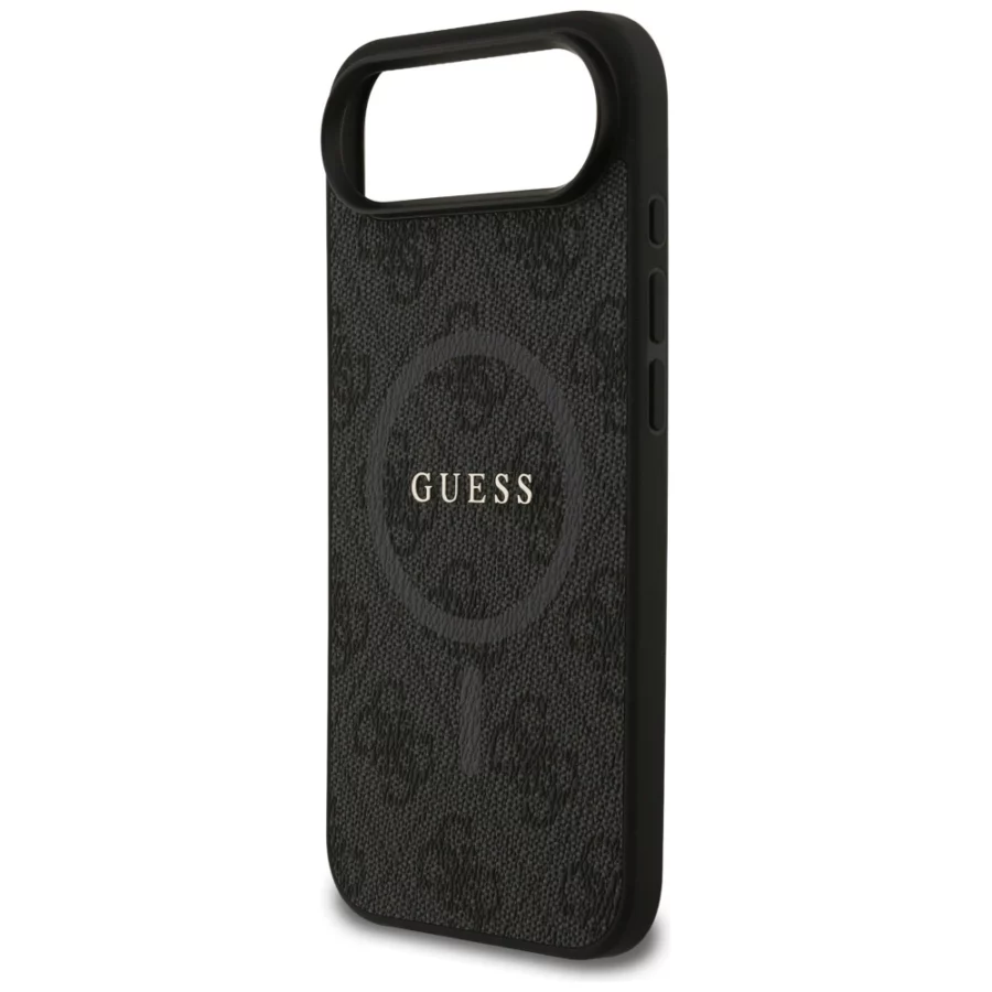 Etui Guess 4G Ring Classic Logo MagSafe do iPhone 17 Air - czarne