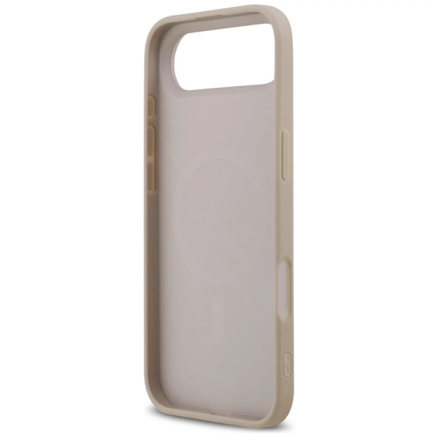Etui Guess 4G Ring Classic Logo MagSafe na iPhone 17 Air - różowe