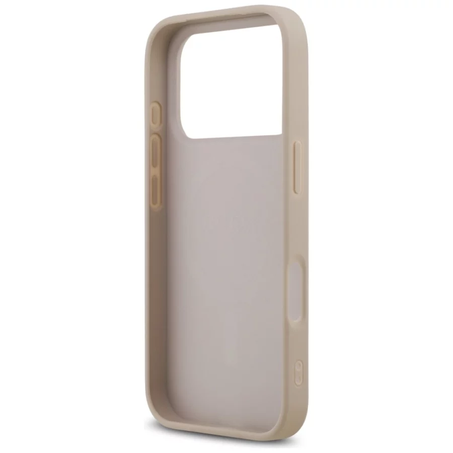 Etui Guess 4G Ring Classic Logo MagSafe na iPhone 17 Pro - różowe