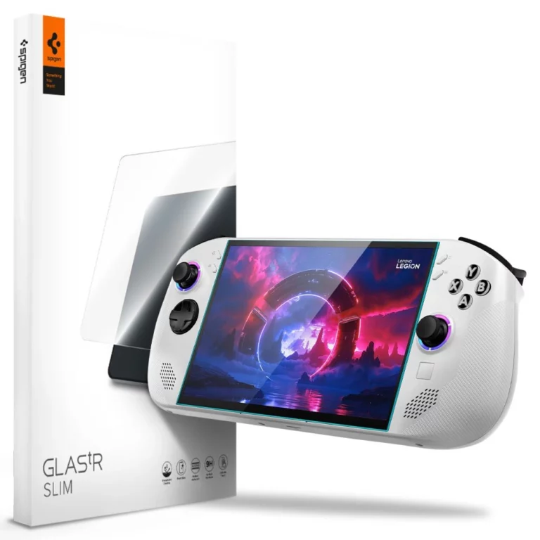 Szkło hartowane Spigen Glas.tR Slim 2-pack na Lenovo Legion GO S - czarne