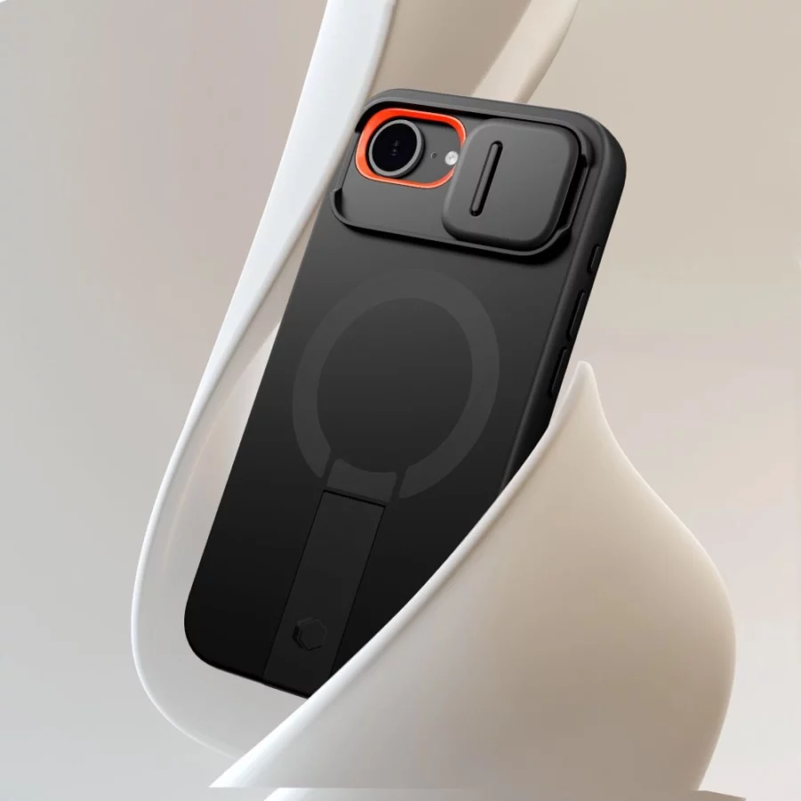 Etui Tech-Protect Kevlar Aura MagSafe na iPhone 16e / 17e - czarne