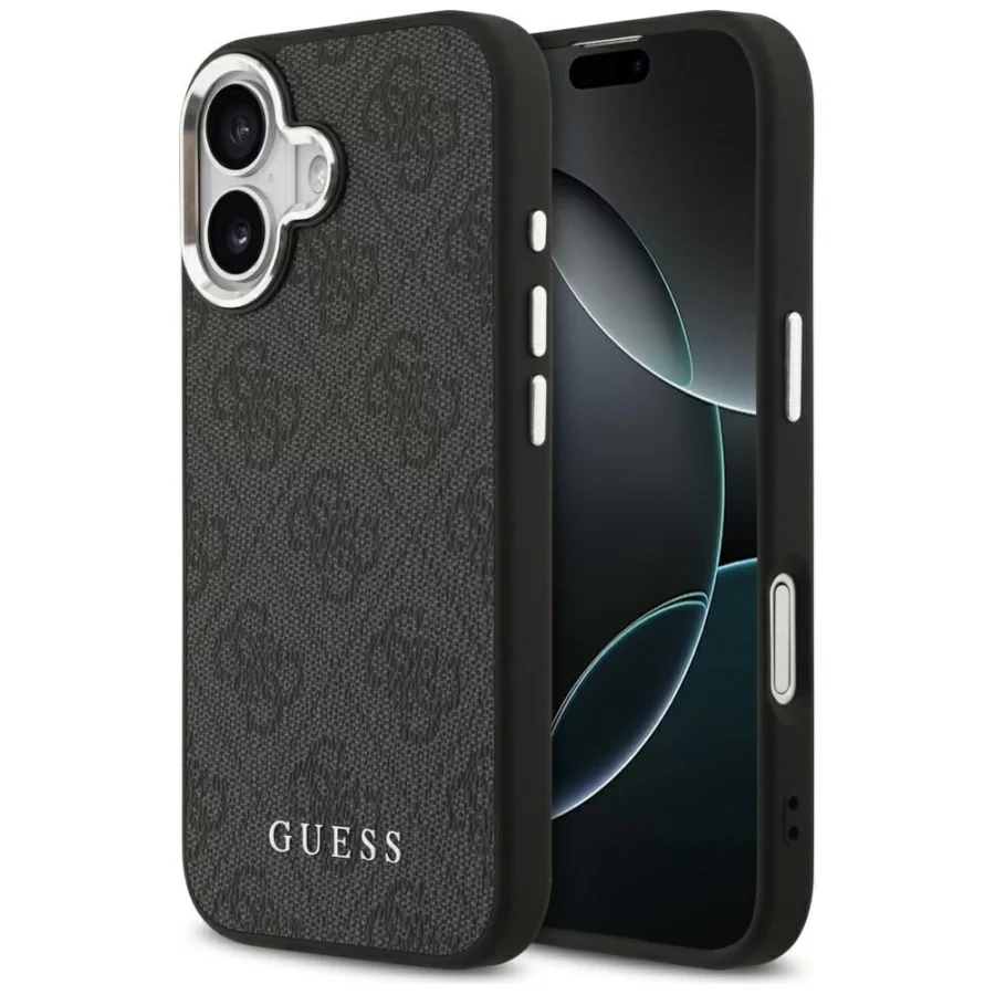 Etui Guess 4G Classic Logo MagSafe na iPhone 17 - czarne