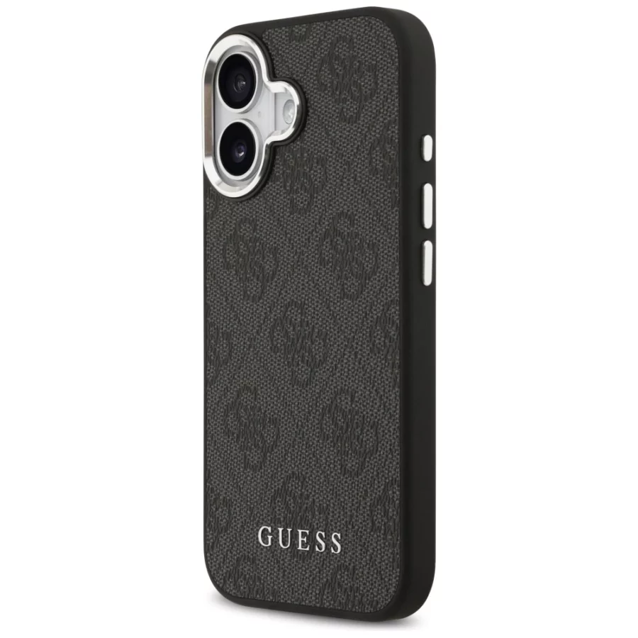 Etui Guess 4G Classic Logo MagSafe na iPhone 17 - czarne