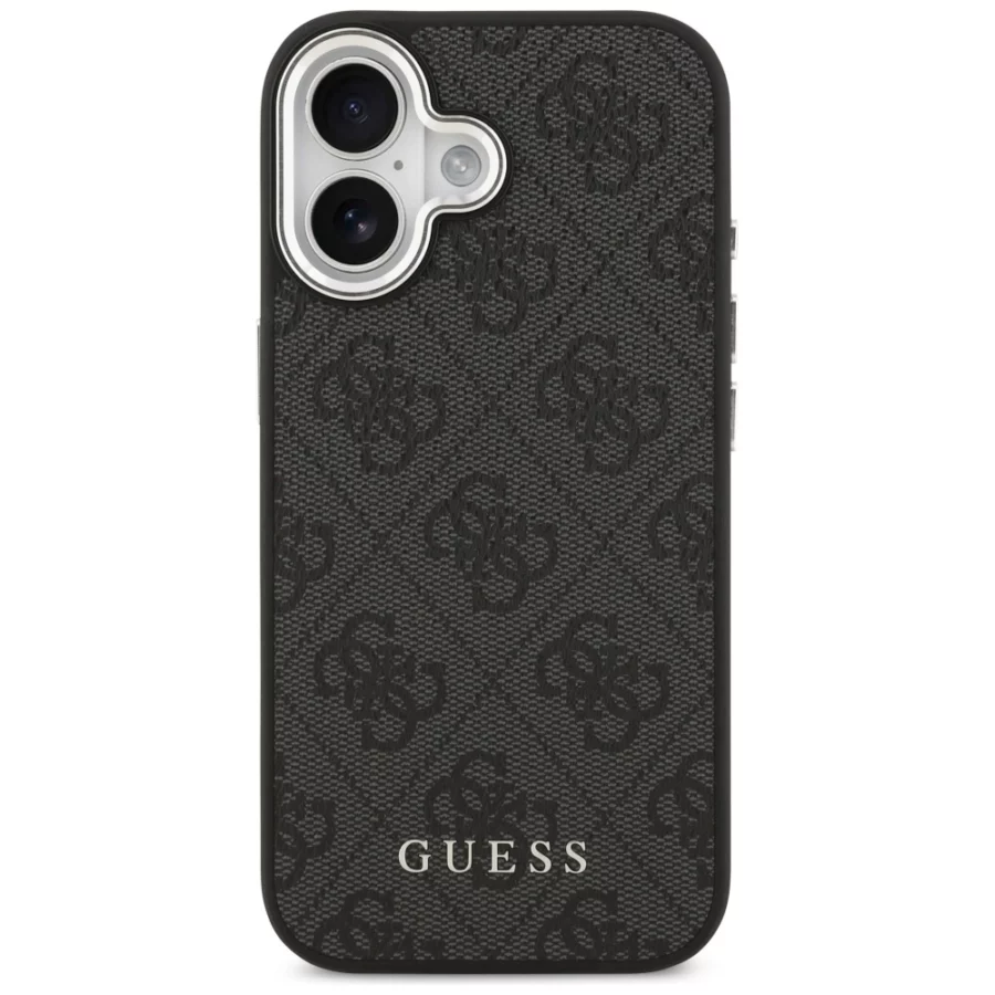 Etui Guess 4G Classic Logo MagSafe na iPhone 17 - czarne