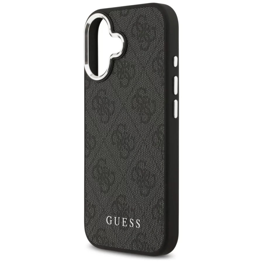 Etui Guess 4G Classic Logo MagSafe na iPhone 17 - czarne