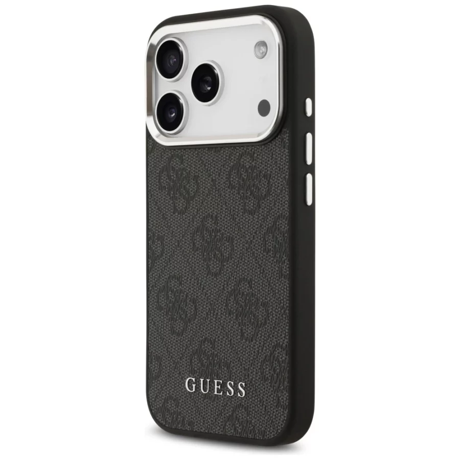Etui Guess 4G Classic Logo MagSafe na iPhone 17 Pro - czarne