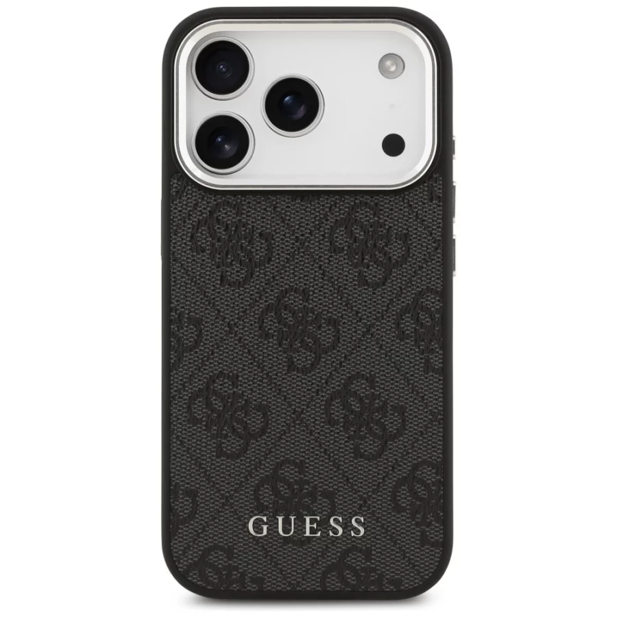 Etui Guess 4G Classic Logo MagSafe na iPhone 17 Pro - czarne