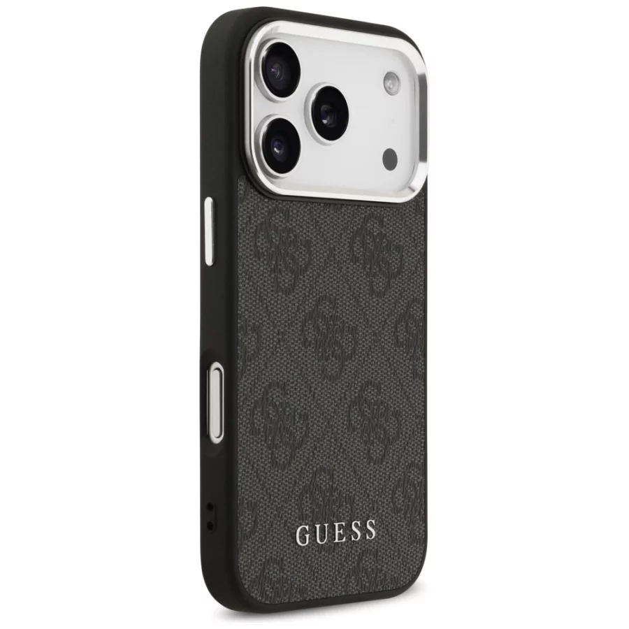 Etui Guess 4G Classic Logo MagSafe na iPhone 17 Pro - czarne