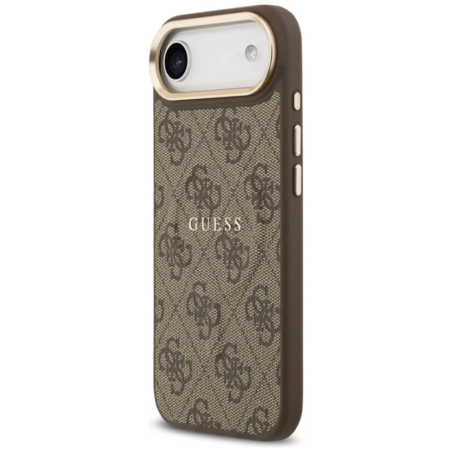 Etui Guess 4G PU Classic Logo MagSafe na iPhone 17 Air - brązowe