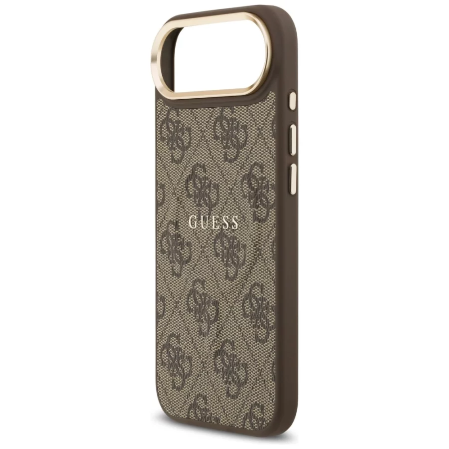Etui Guess 4G PU Classic Logo MagSafe na iPhone 17 Air - brązowe