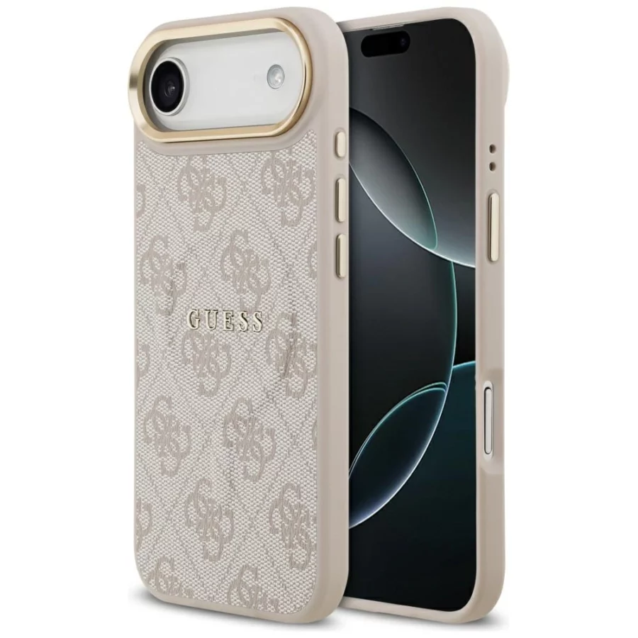 Etui Guess 4G PU Classic Logo MagSafe na iPhone 17 Air - różowe