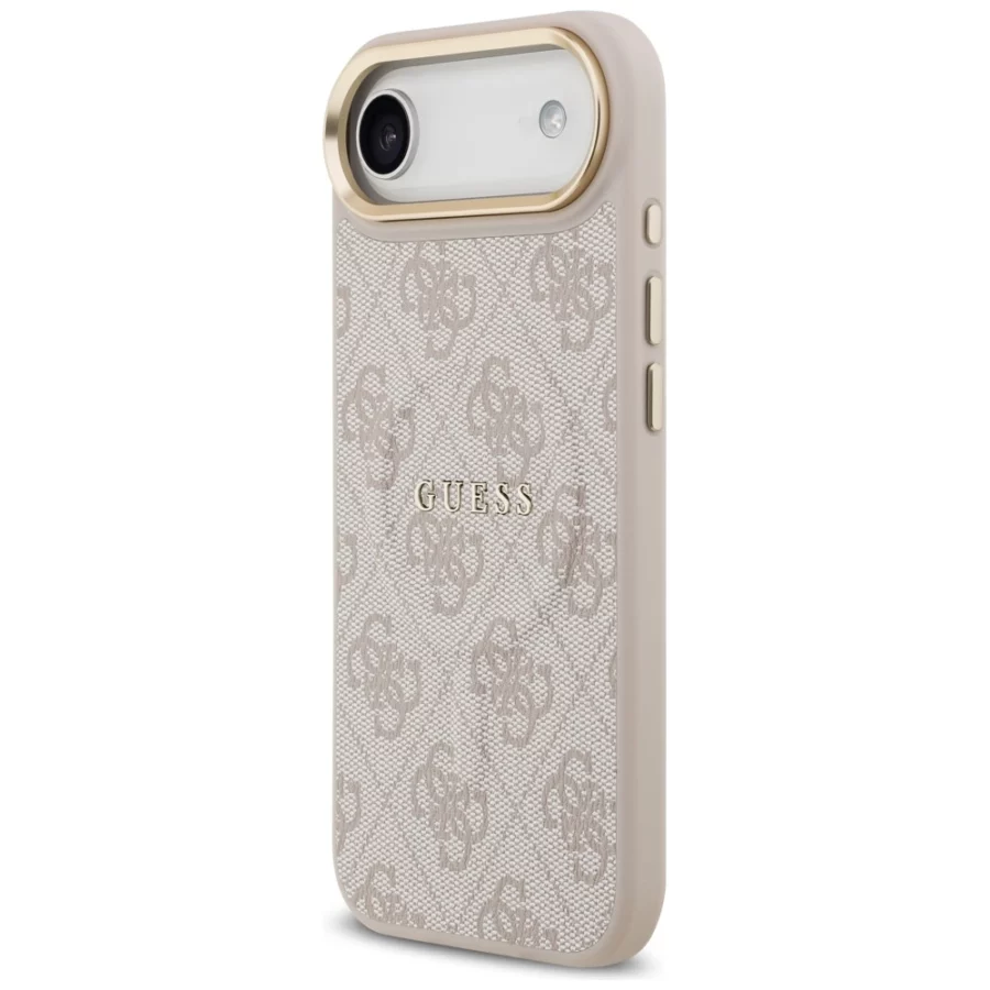 Etui Guess 4G PU Classic Logo MagSafe na iPhone 17 Air - różowe