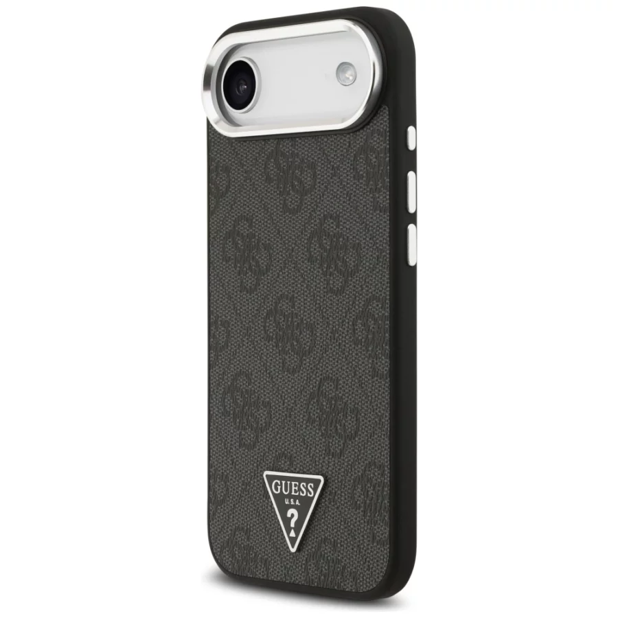 Etui Guess 4G Triangle Logo MagSafe na iPhone 17 Air - czarne